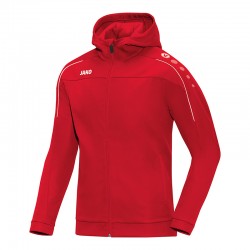 Kapuzenjacke Classico rot